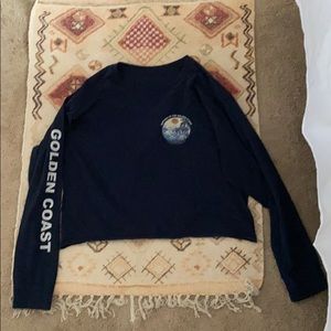 Navy Brandy Melville Long sleeve
